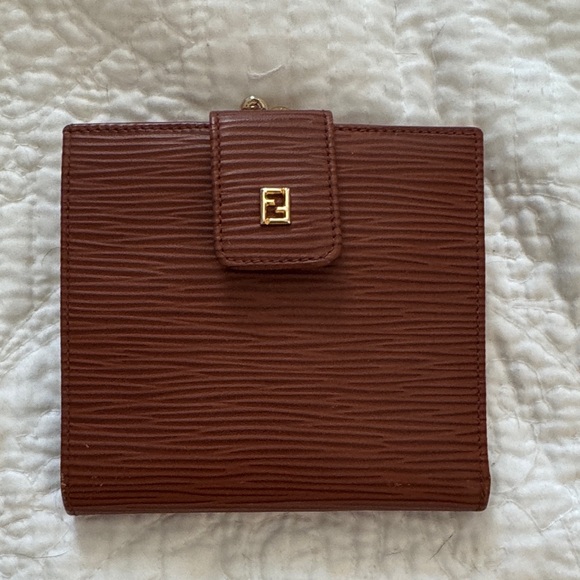 Fendi Handbags - Fendi Brown leather wallet